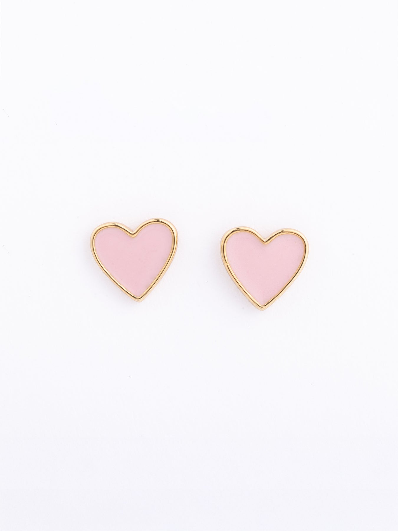 Pink Heart Earrings