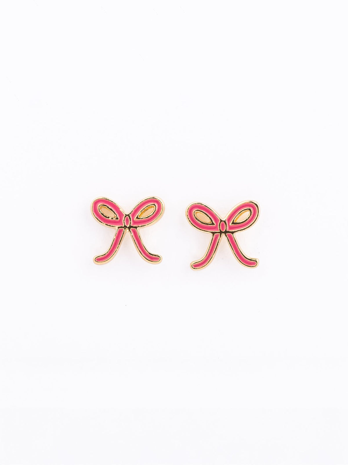 Earrings | Pink Bows