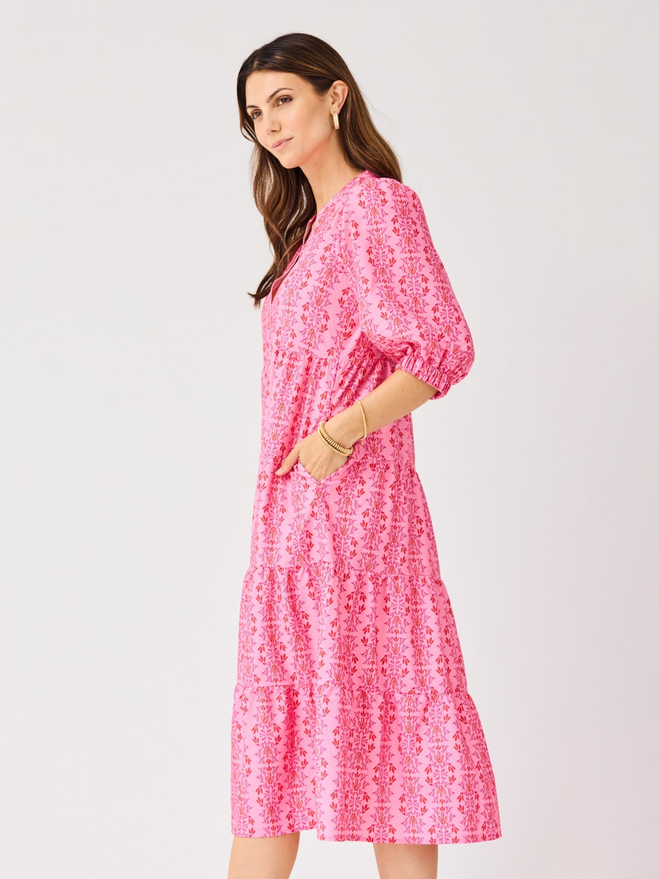 Cameron Dress | Heirloom Vine Pink