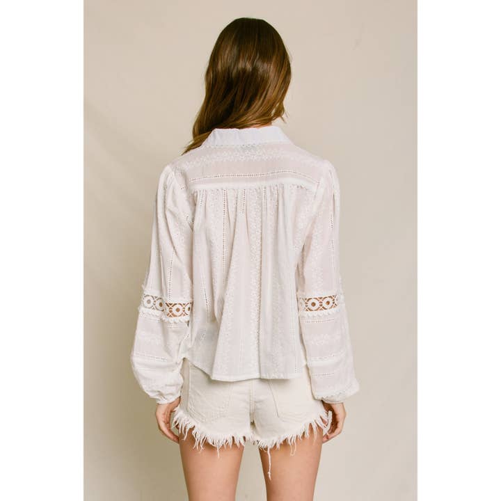Sunbeam Eyelet Blouse