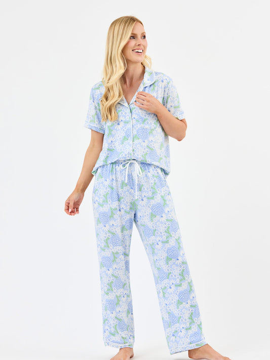 Charlotte Pants Set | Daisy Chain Blue