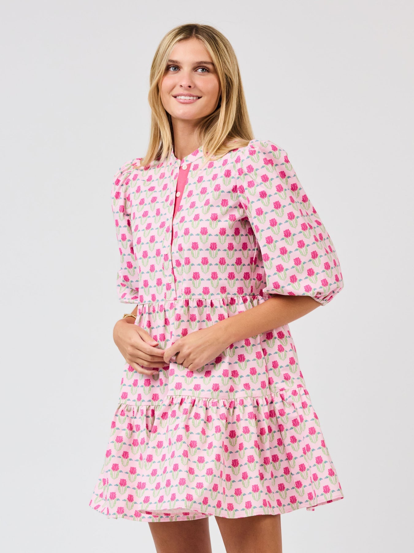 Riley Floral Fanfare Dress
