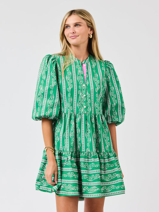 Mini Dress Riley Garden Lace Grn