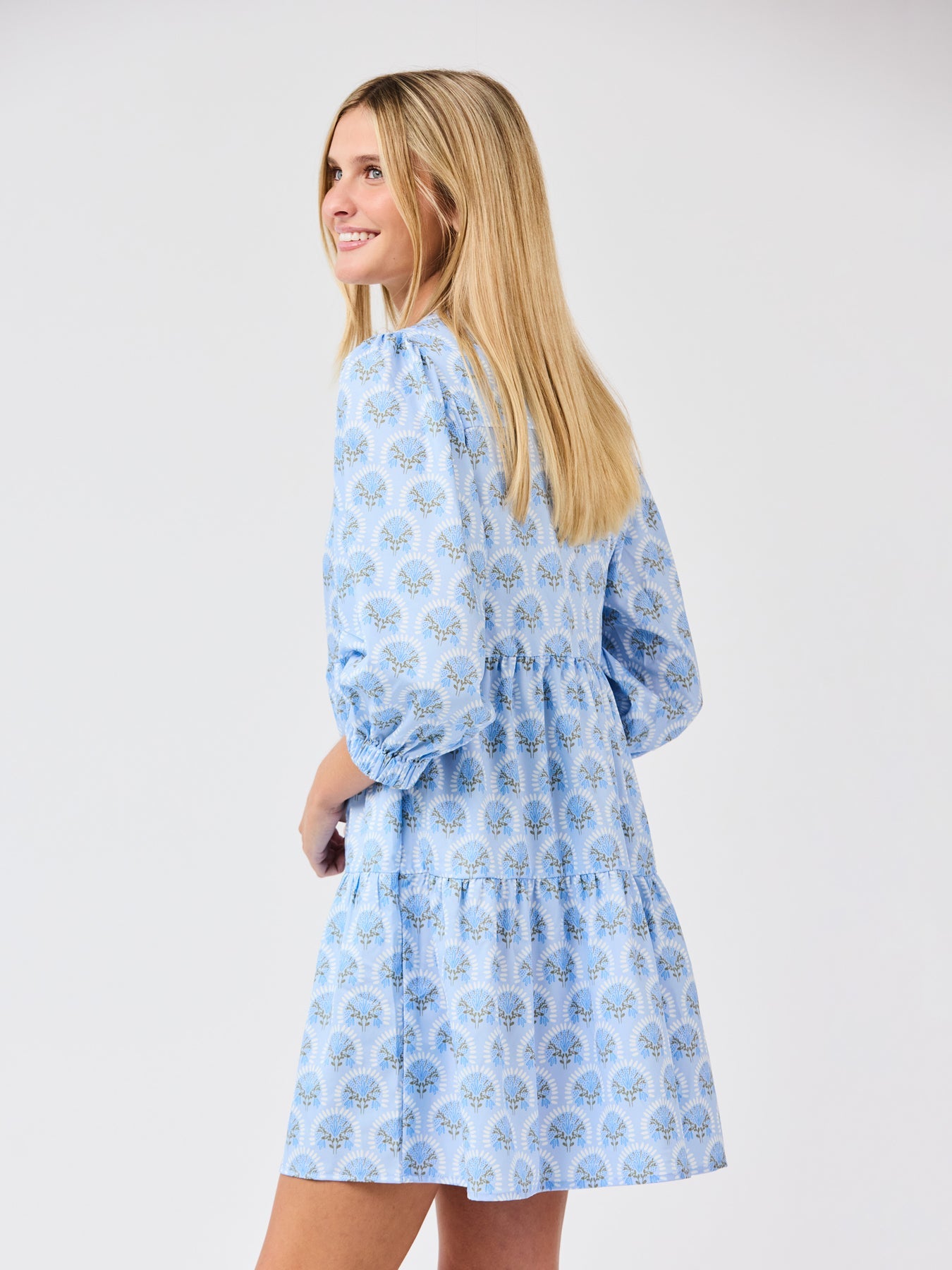 Cooper Dress | Botanica Blooms Blue