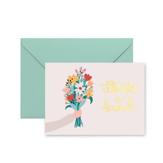 Thanks A bunch Greeting card
