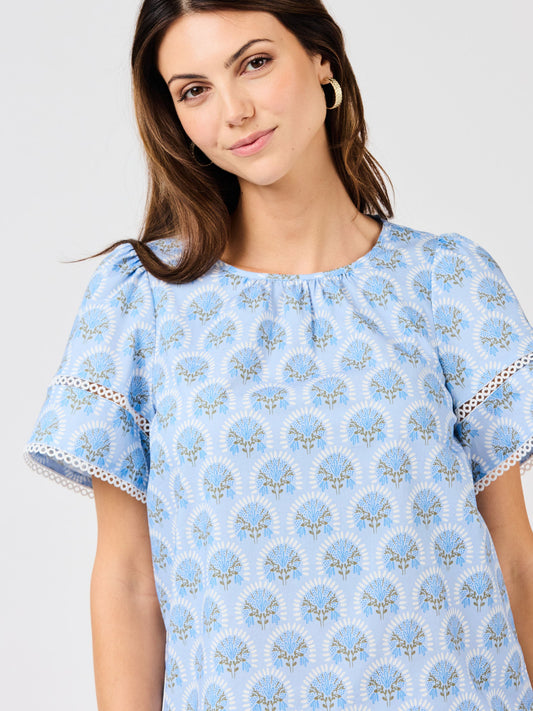 Top Tabby Sunshower Flora Blue