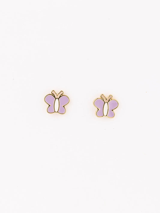 Earrings | Purple Butterfly
