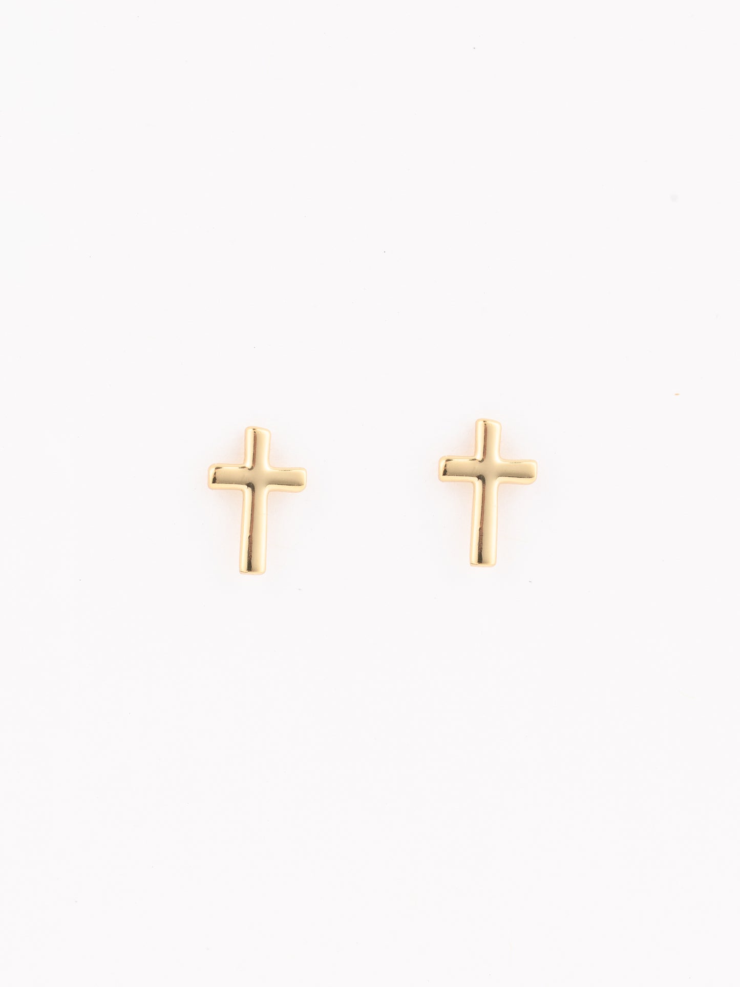 Luxe Little Cross Earrings