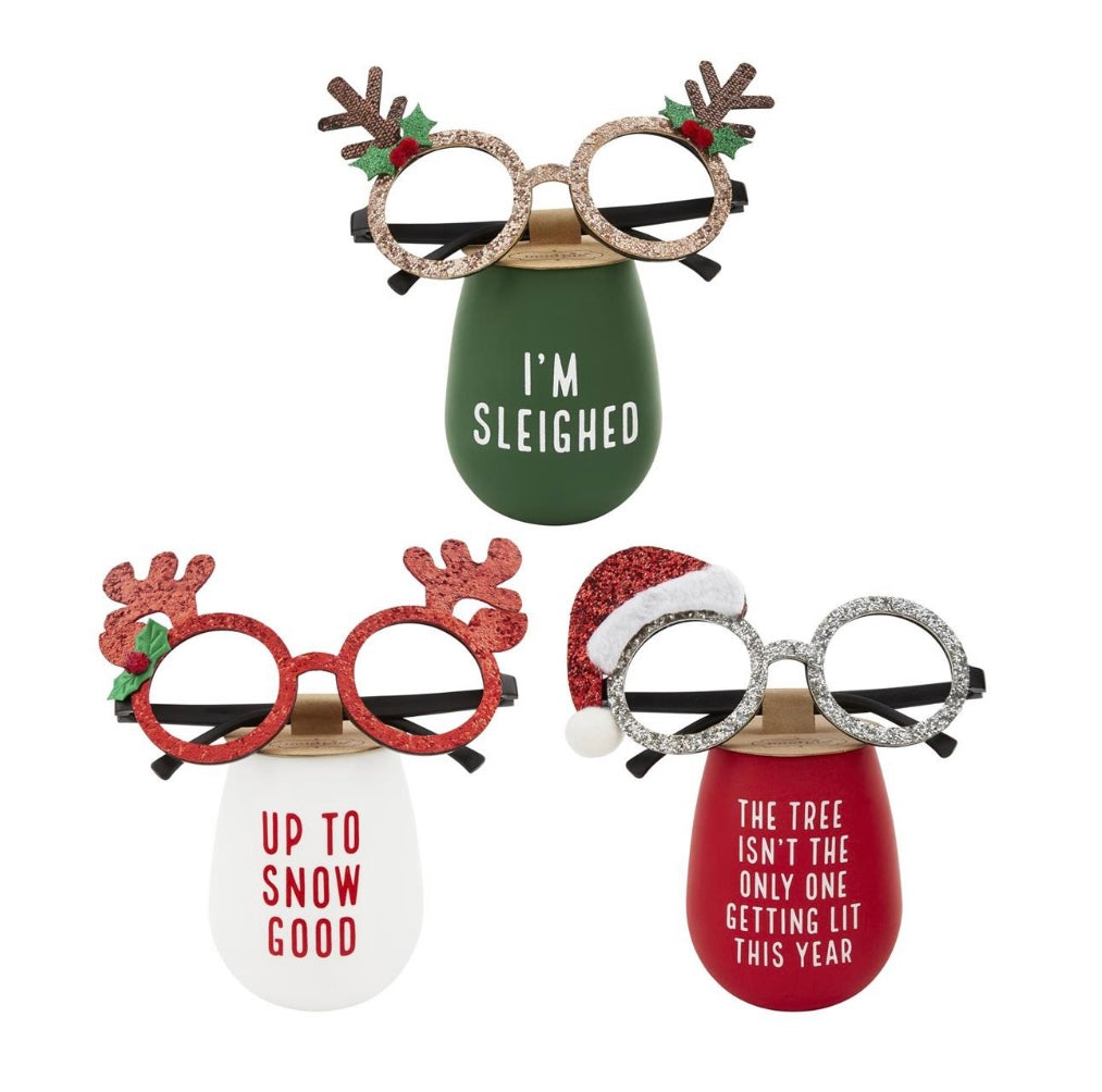 Silicone wine glass set