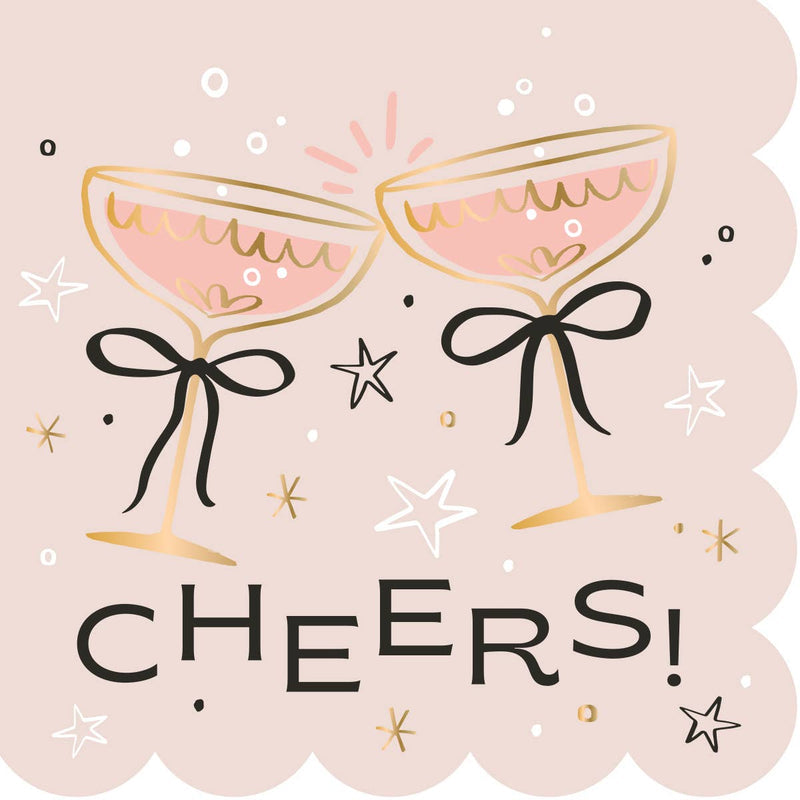 Cheers Bows Napkins