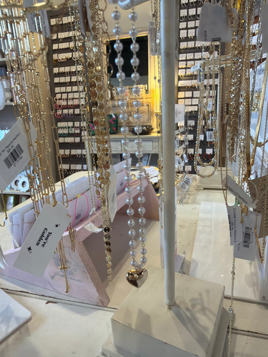 BO Pearl Heart Necklace