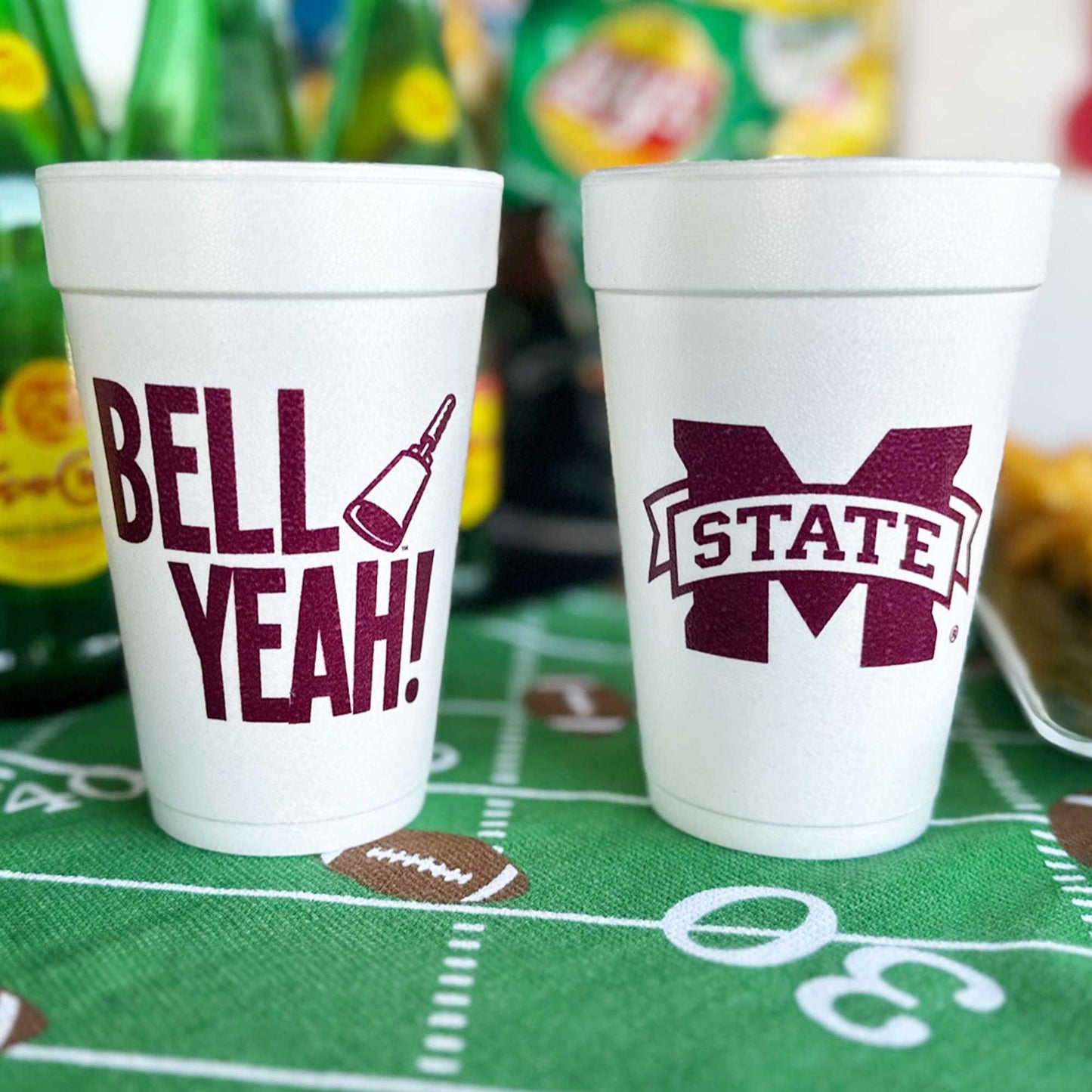 Foam Cup - Mississippi State Univ/Bell Yeah  (10 ct bag)