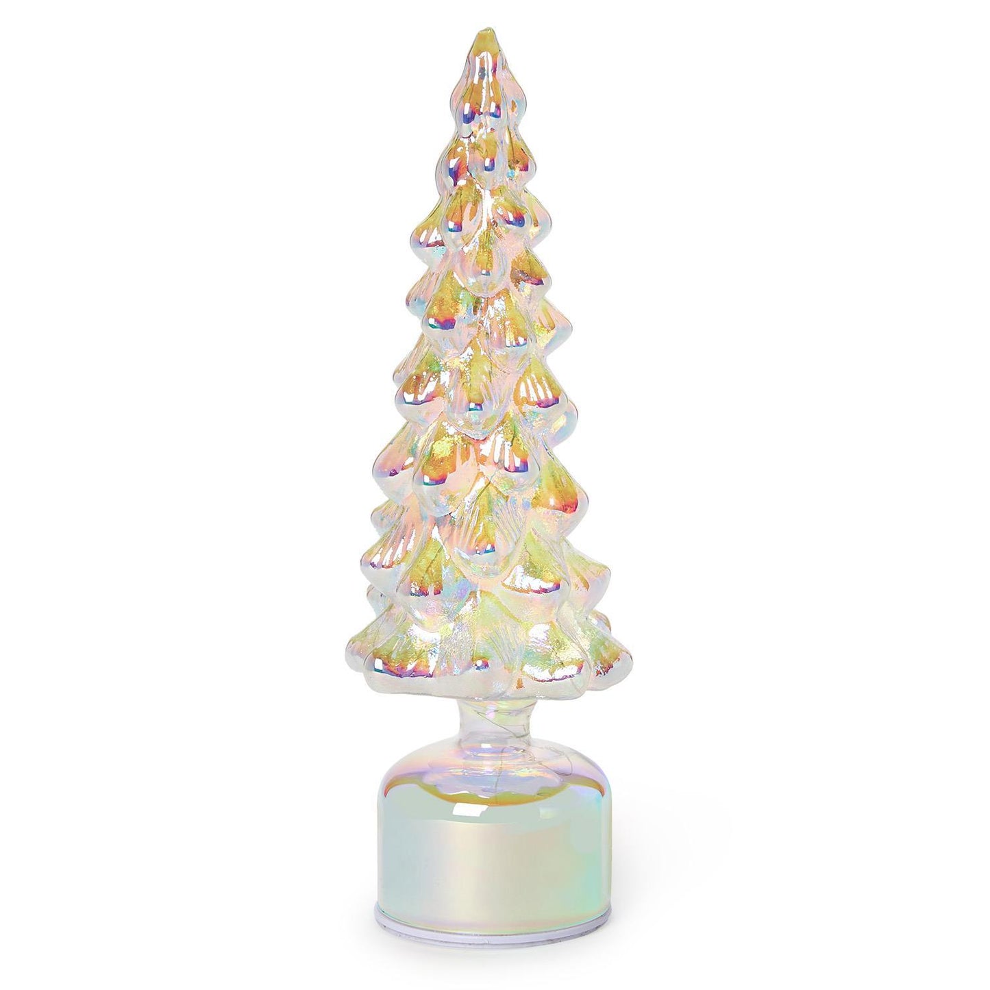 Silver Belle Iridescent Light Up Tree