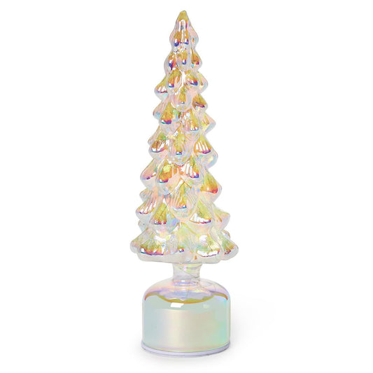 Silver Belle Iridescent Light Up Tree