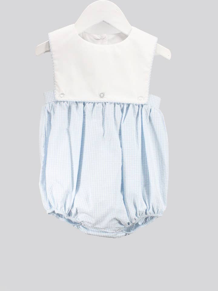 Light Blue Gingham Joseph Bubble