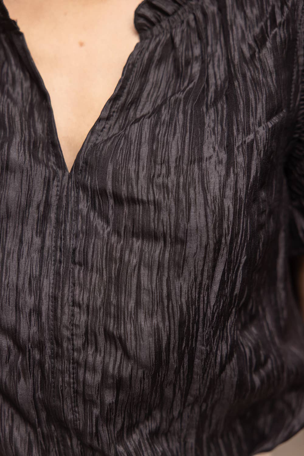 Crinkle Textured Top