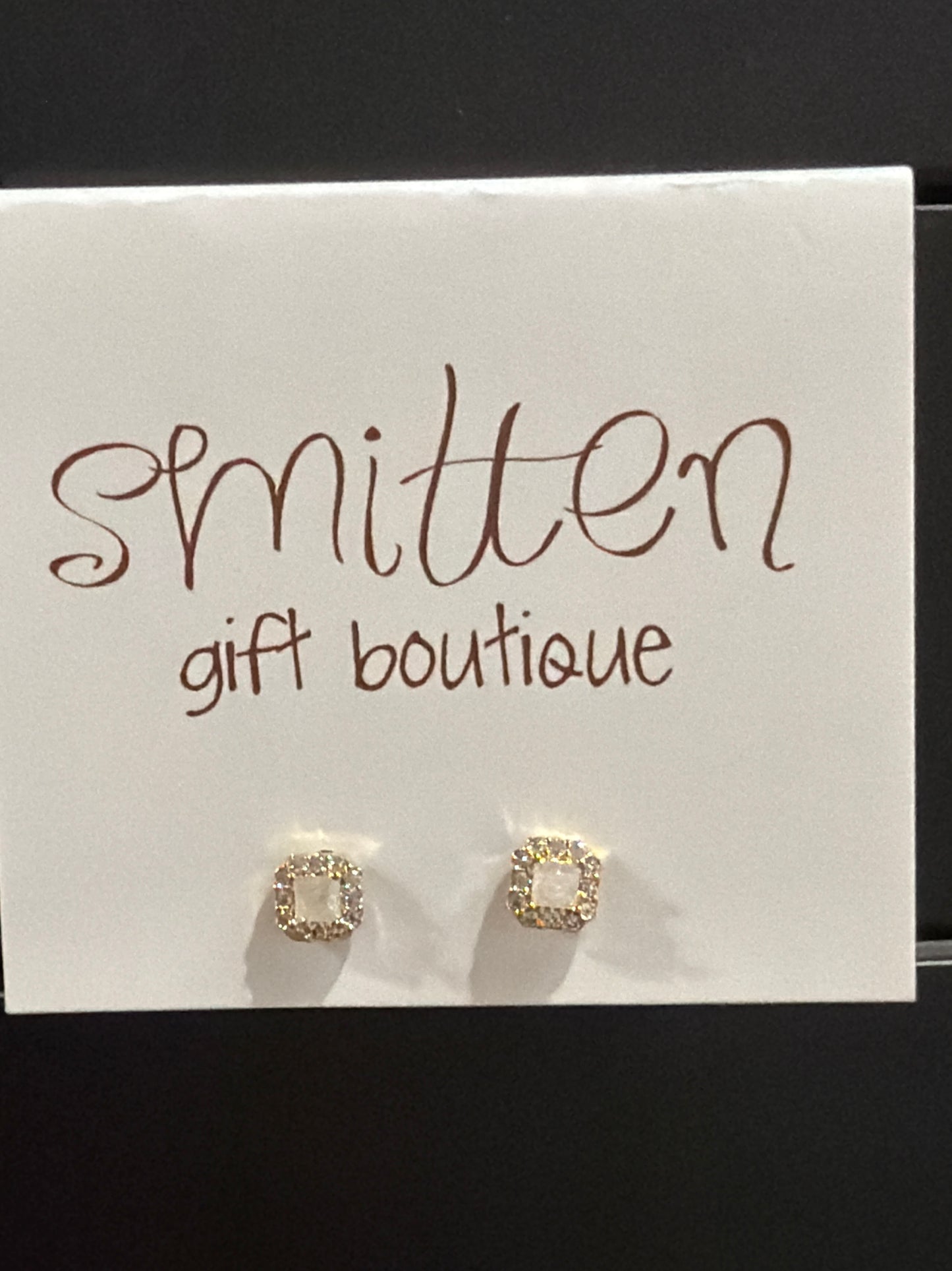 BO Opal Rhinestone Stud