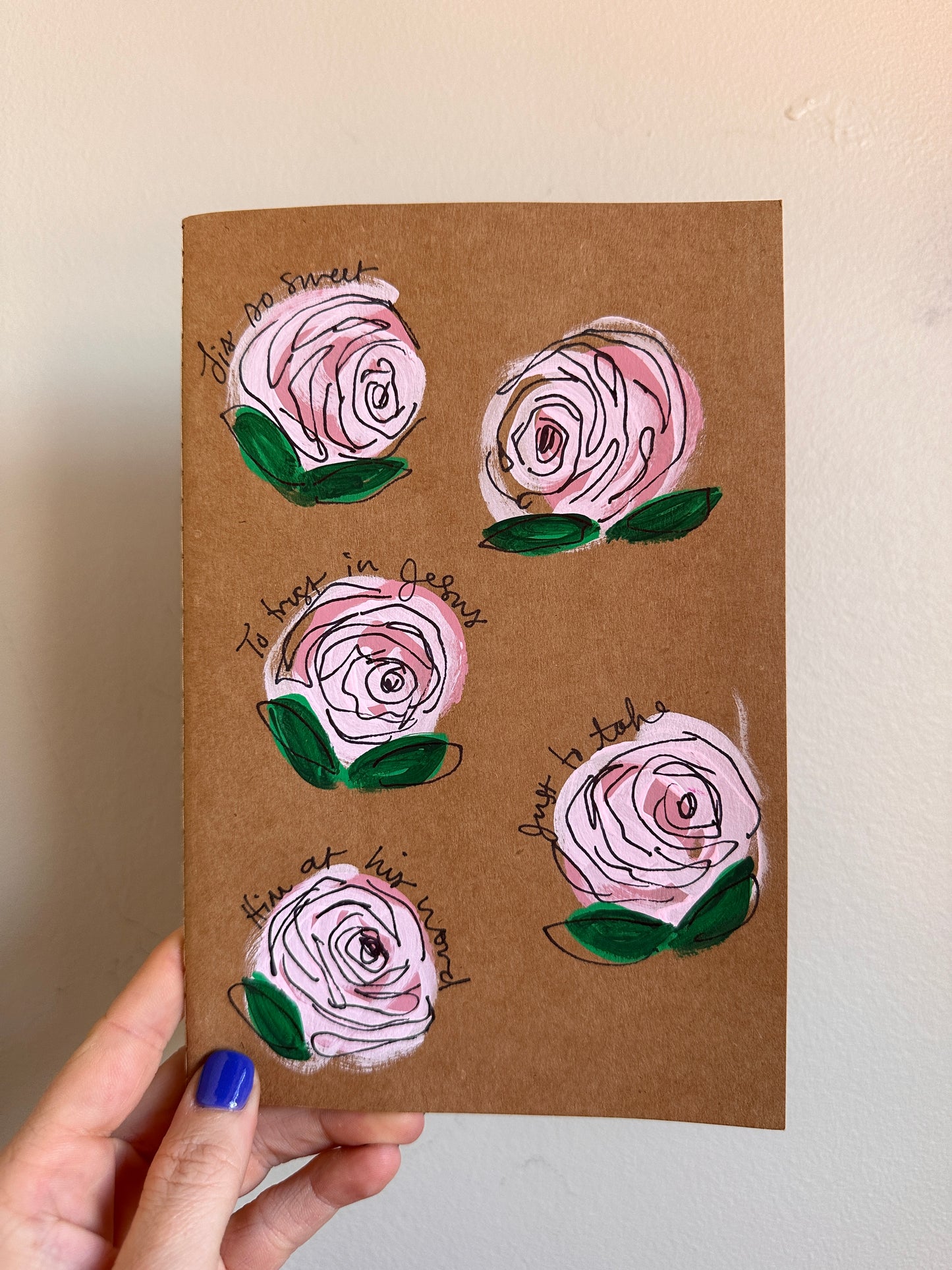 RBG hand painted journals