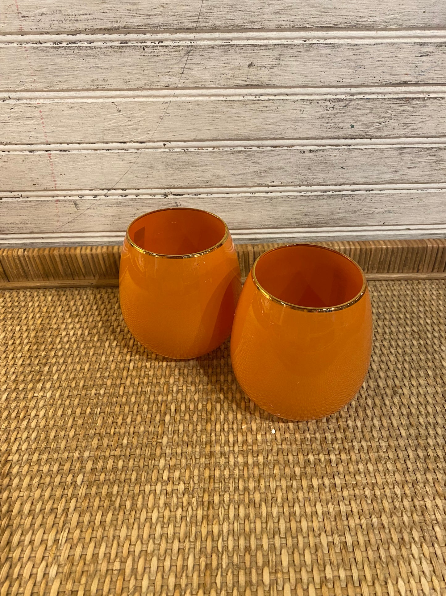 Stemless wine glass