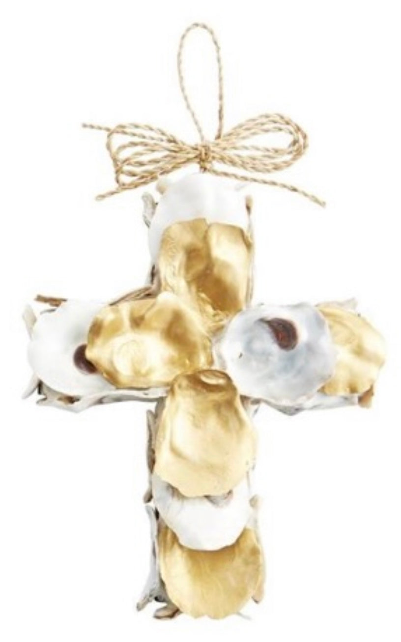 Oyster Cross ornament