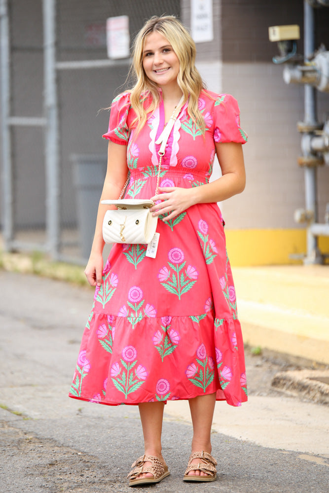 Floral Midi Dress