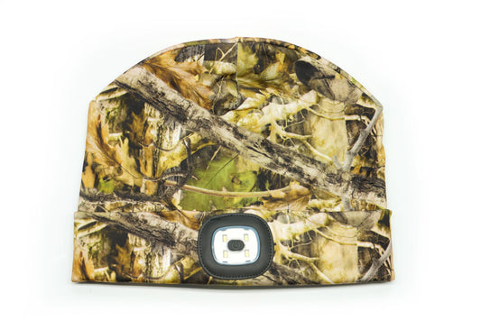Camo LED beanie