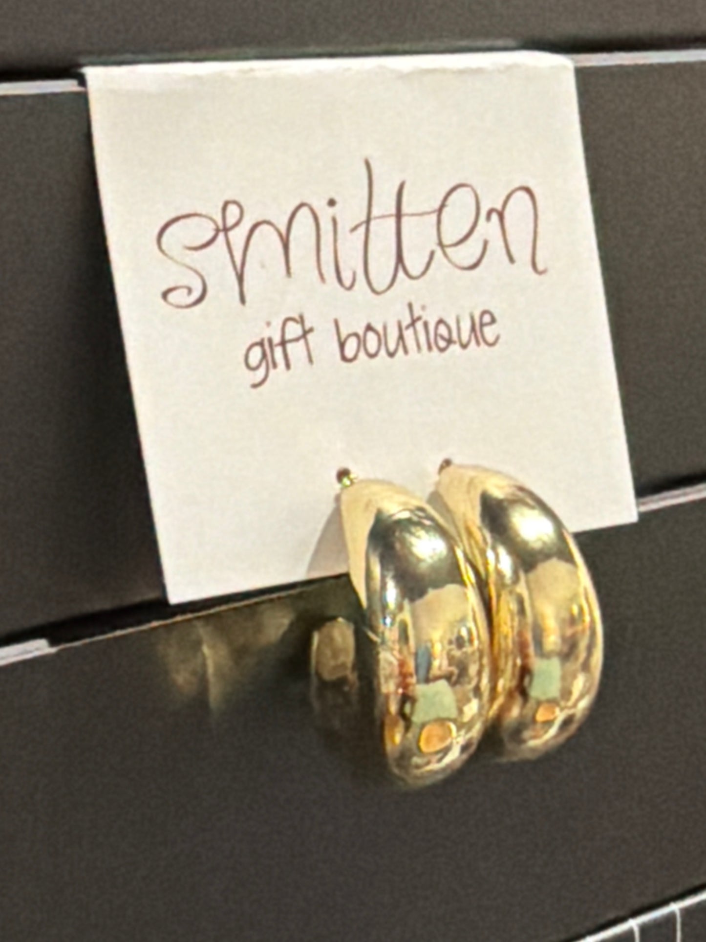 BO Thick Gold Hoops
