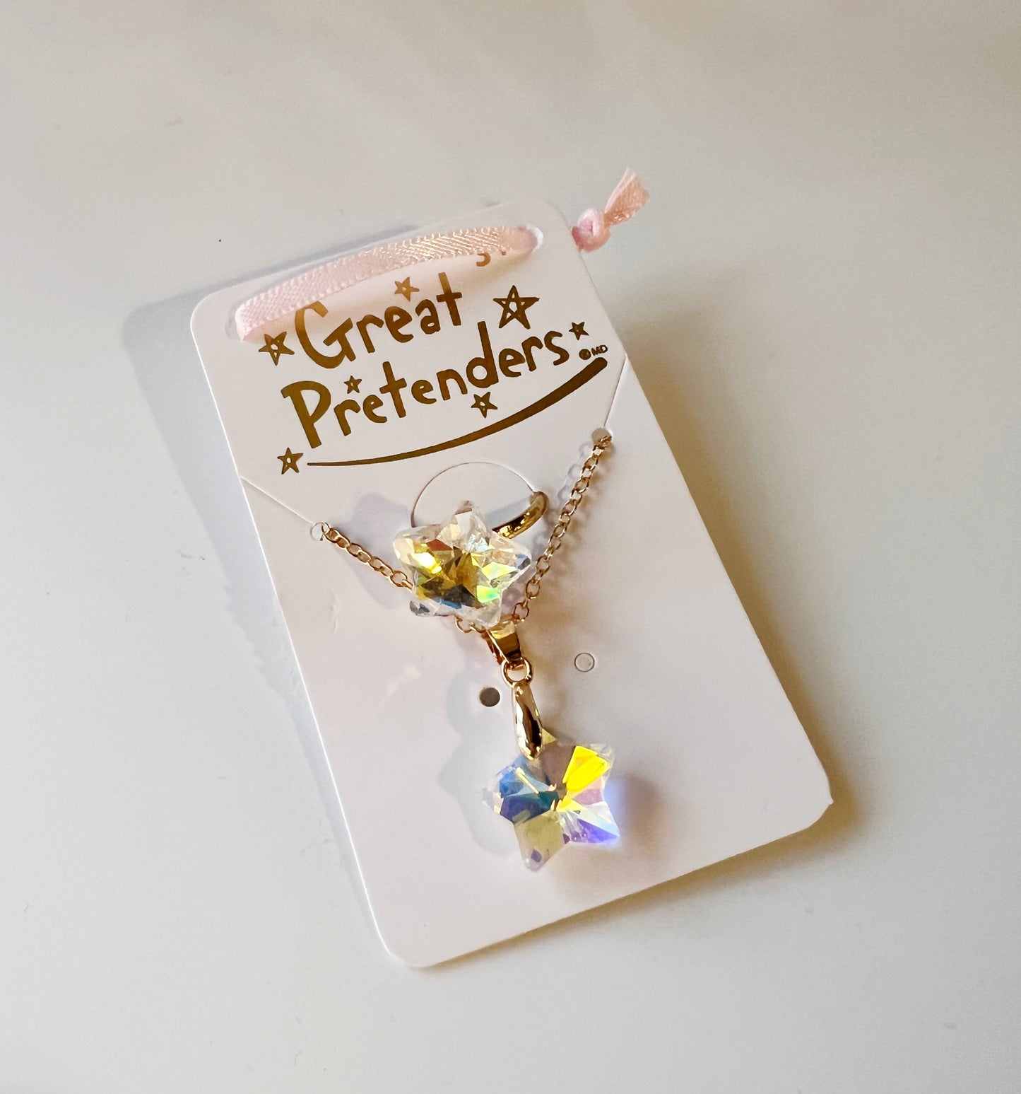 Holographic Star Ring & Necklace