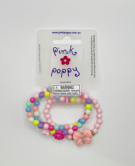 Ballet Butterfly 3 pack Bracelets
