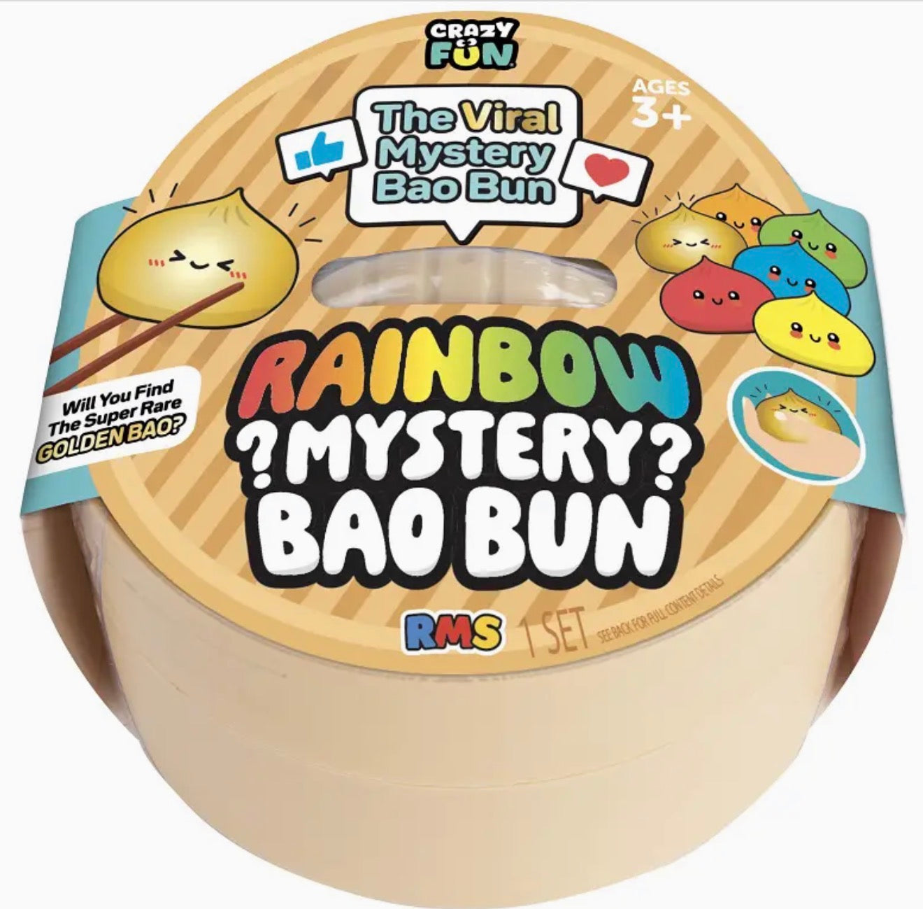Rainbow Mystery Bao Bun