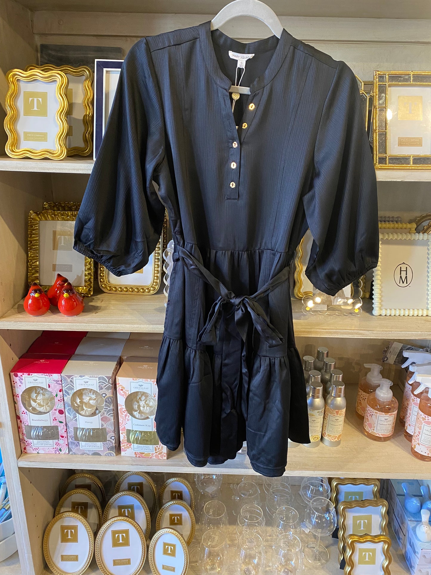 Talia Jet black Dress- MS