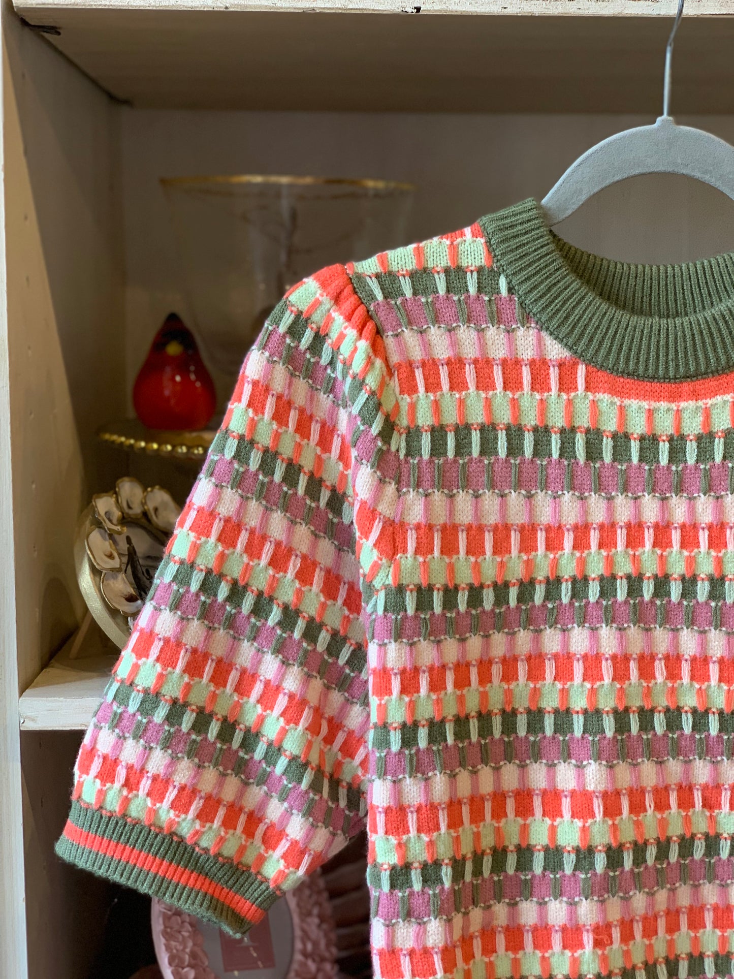 Short Sleeve Knit Top