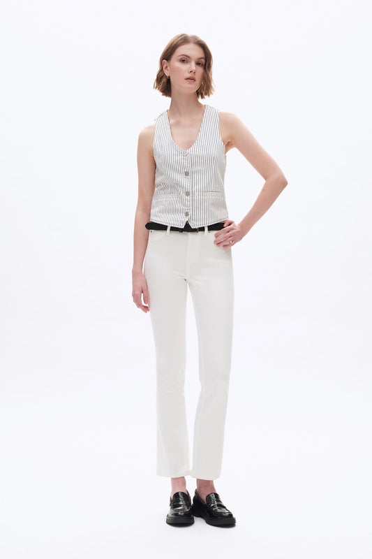 Womens Straight Flared Pants