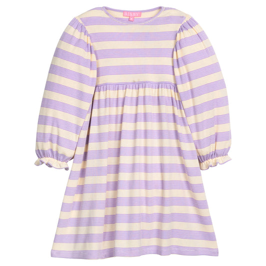 Rugby Dress Lavender Stripe