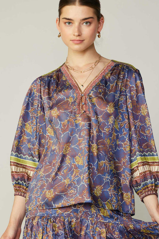 border paisley top