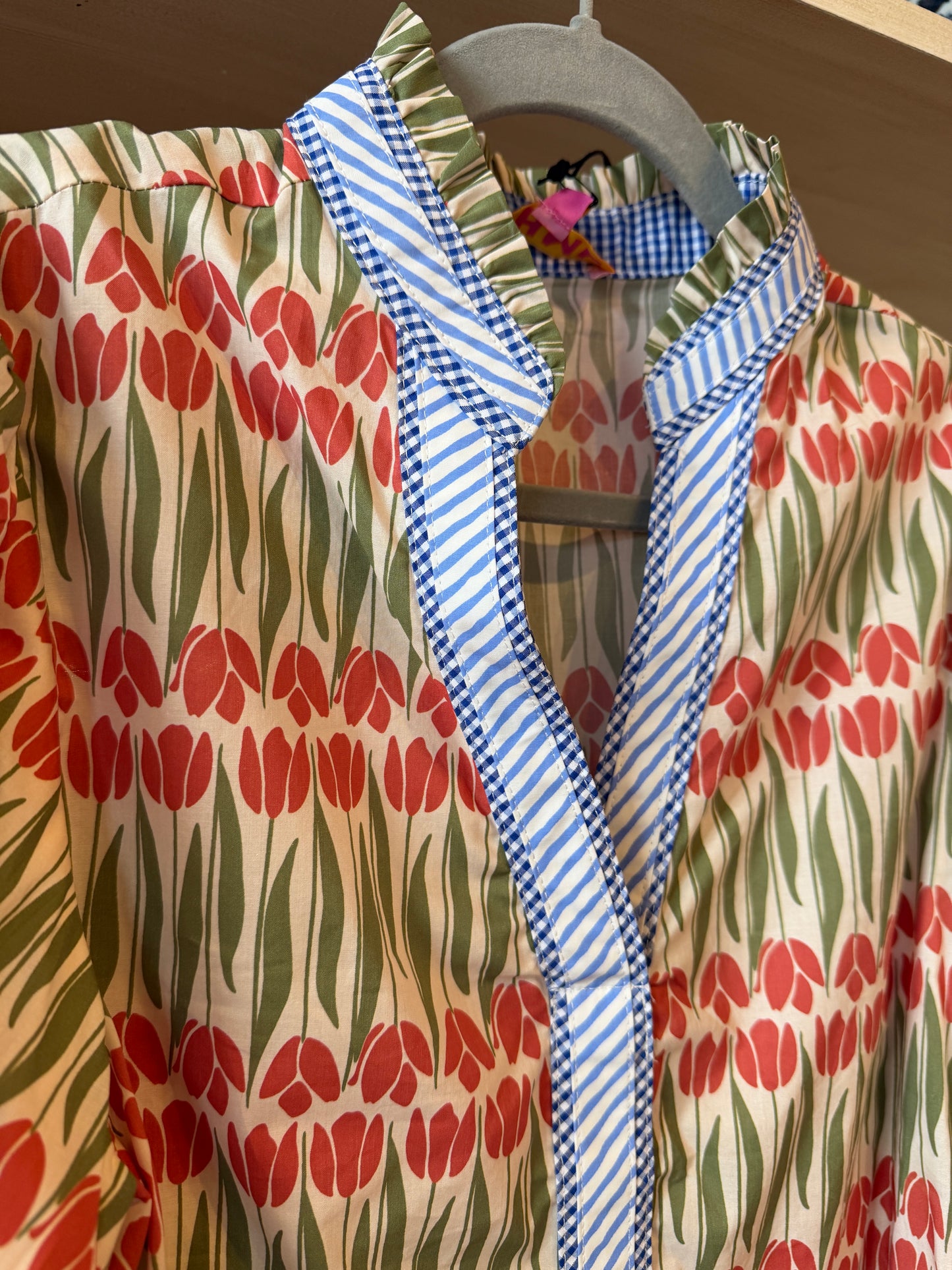 Tulip Puff Sleeve Pattern Top