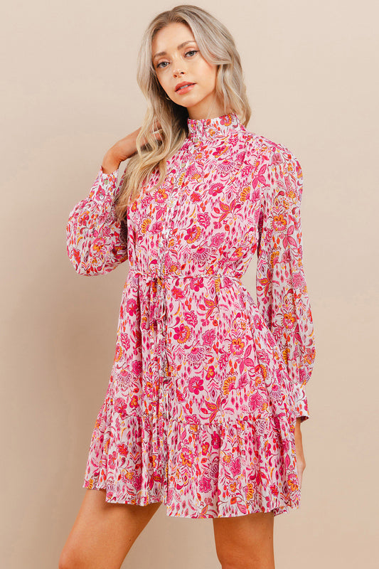Floral Long Sleeve Dress