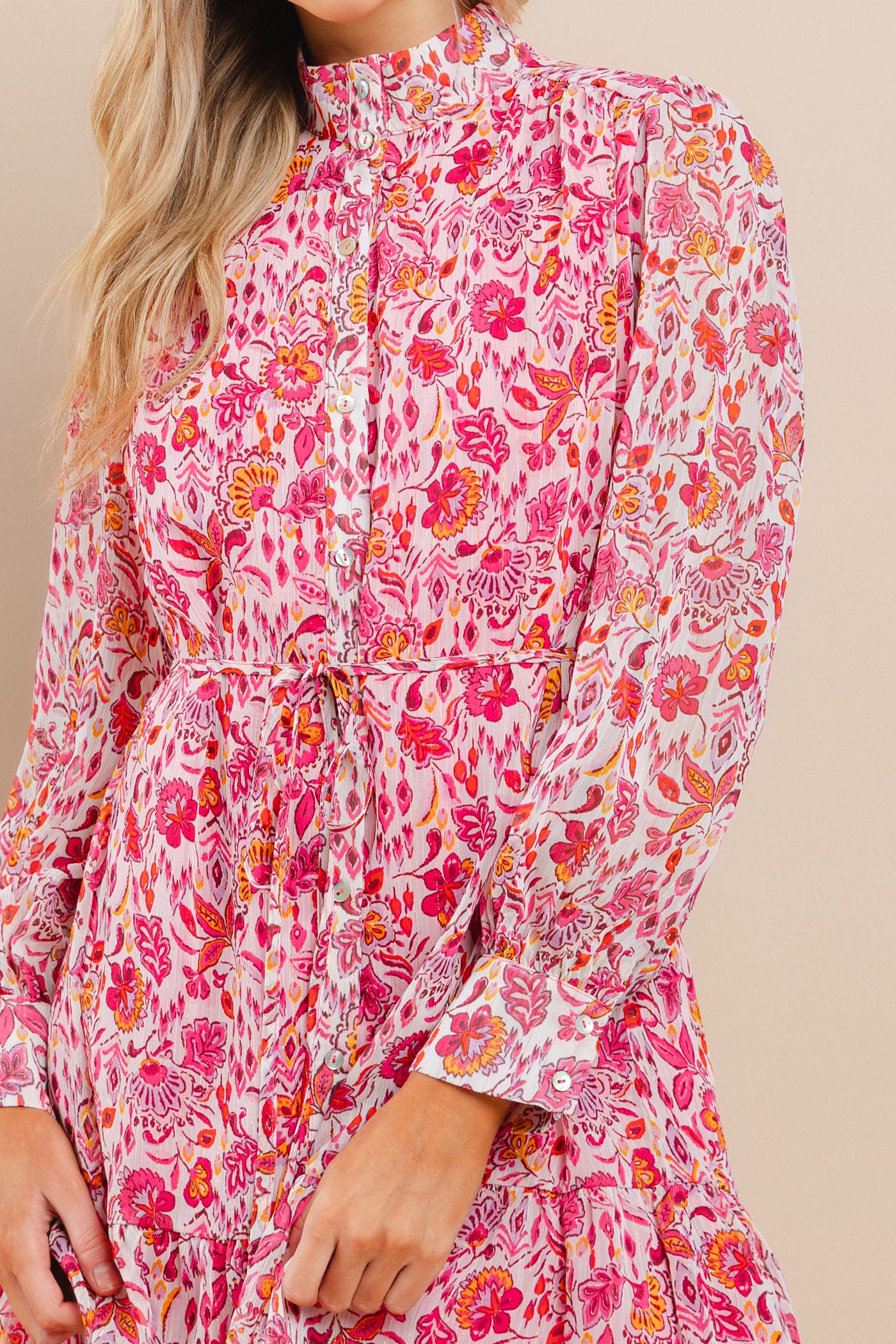 Floral Long Sleeve Dress