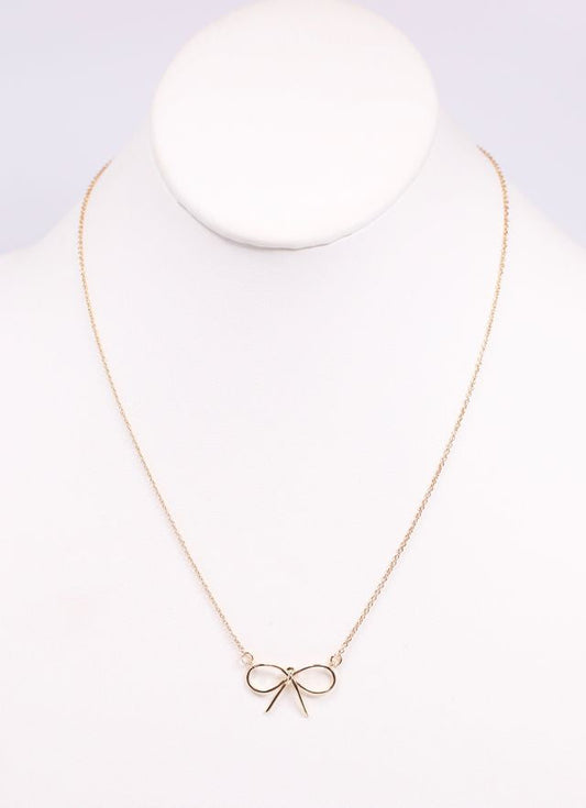 Florentina bow necklace