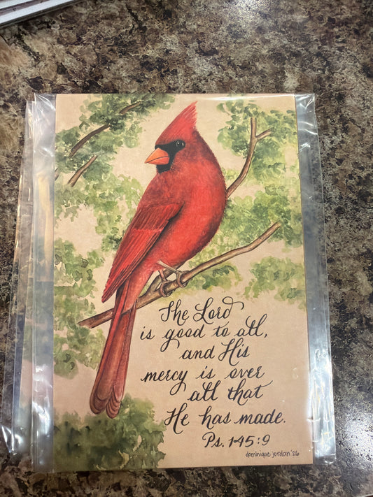 DJ 4x6 Cardinal Scripture Print