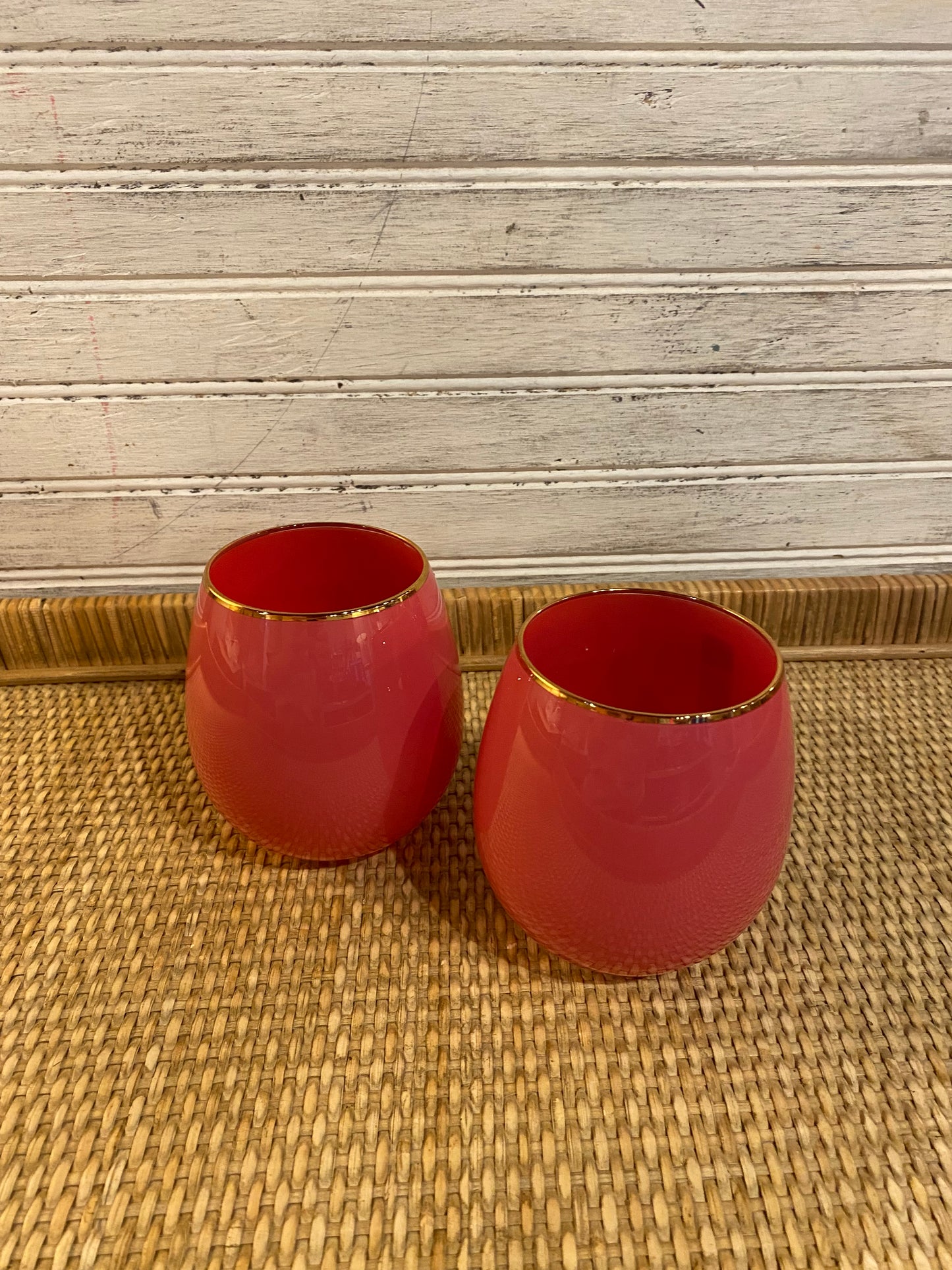 Stemless wine glass