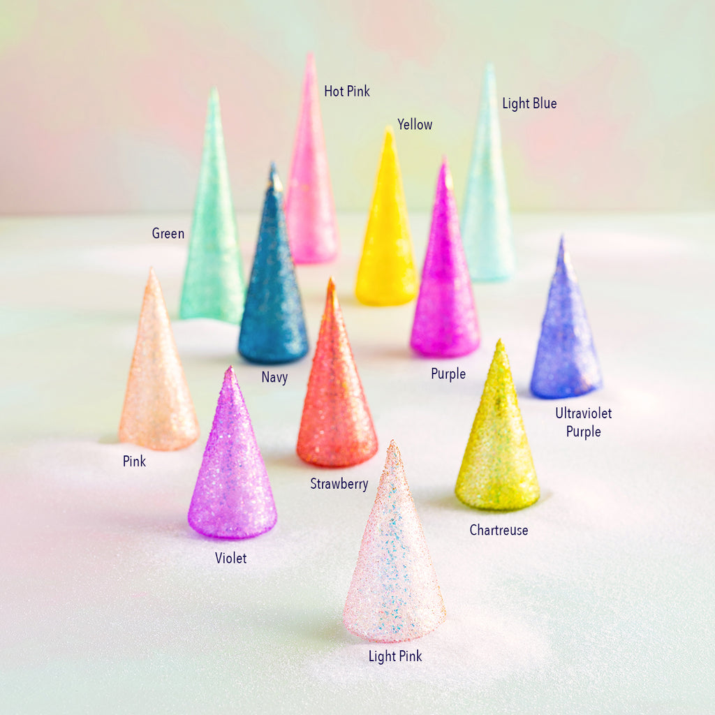 Rainbow Sparkle Tree 7”