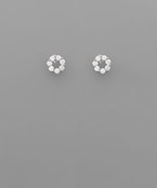 circle CZ studs- EP35527