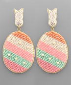 Easter Egg Beads Earrings