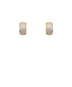 Gold CZ Cluster Studs- EP46520