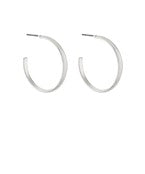 Silver Hoop Earrings - EP54639