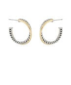 Textured & Twisted Hoops