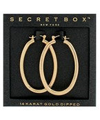 50mm Oval Metal Hoops