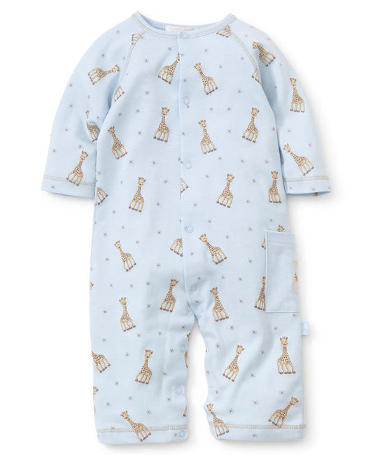 Sophie the Giraffe Blue Playsuit