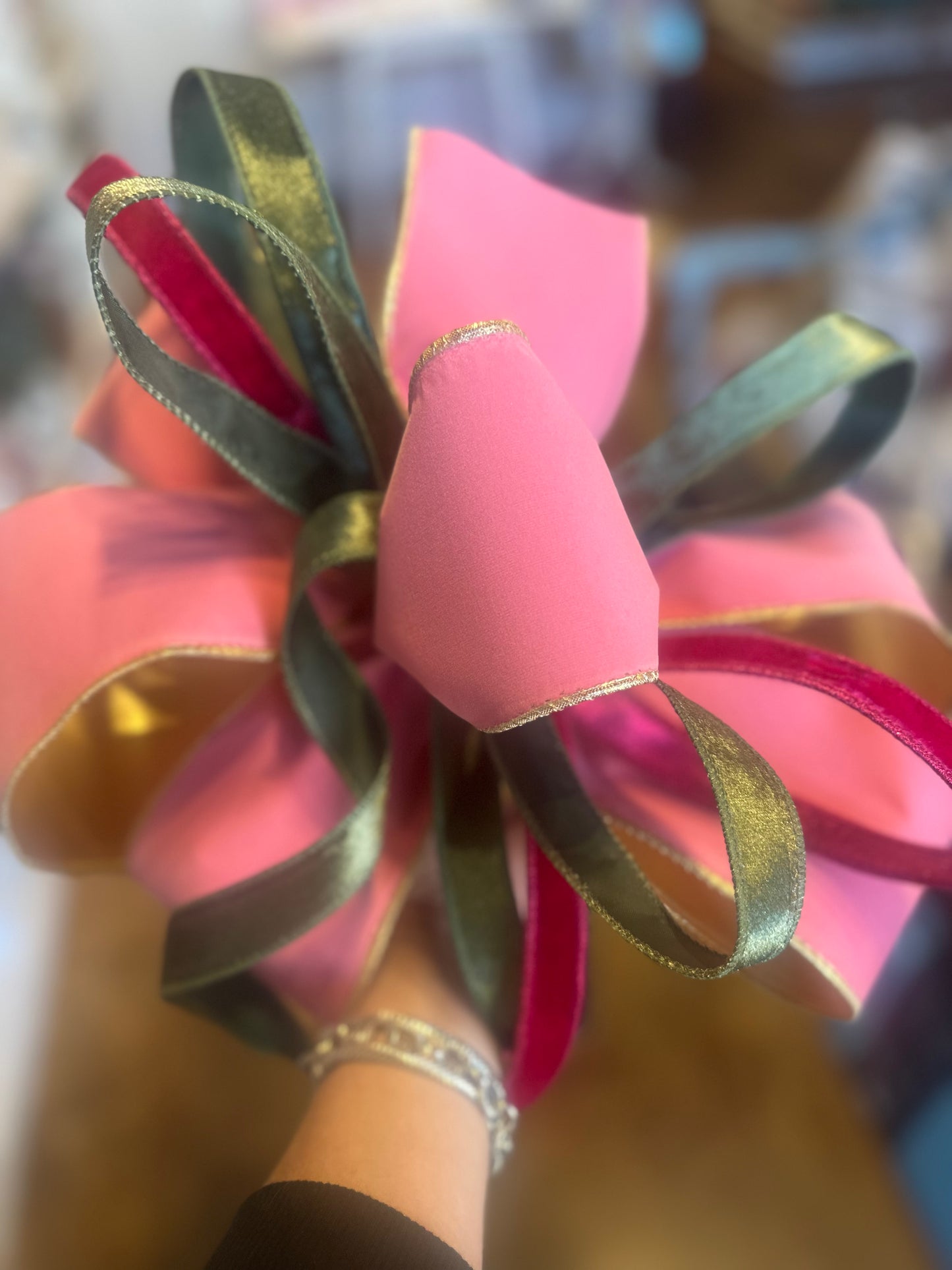 LJ Pink Multi Ribbon